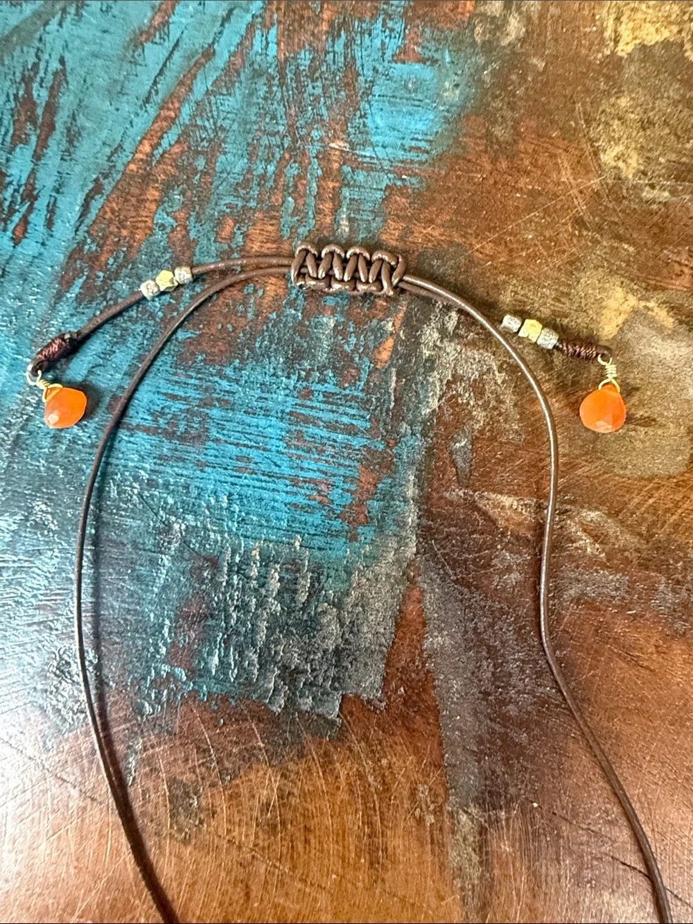 Sundance ”Beach Bonfire” sliding knot necklace. New with tags.